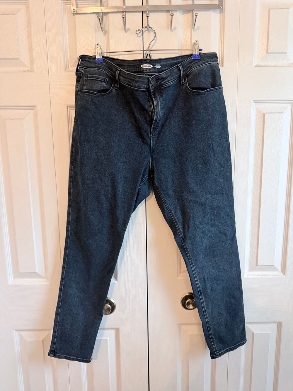 Old Navy Women's Skinny Jeans - Dark Wash Black/Charcoal